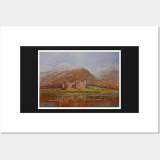 Kilchurn Castle - Watercolour Posters and Art